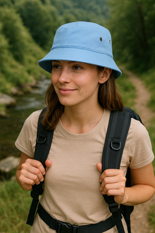 Gorra de senderismo de verano para mujer.
