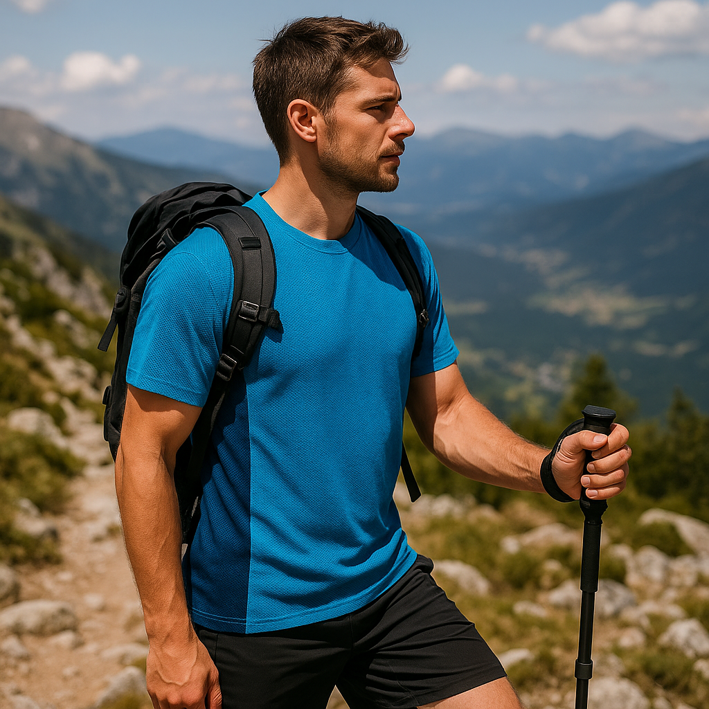 Men´s Two tones Hiking t shirt