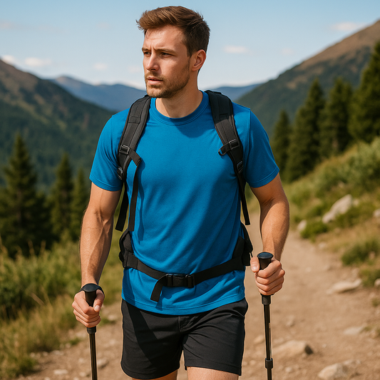 Camiseta de senderismo para hombre.