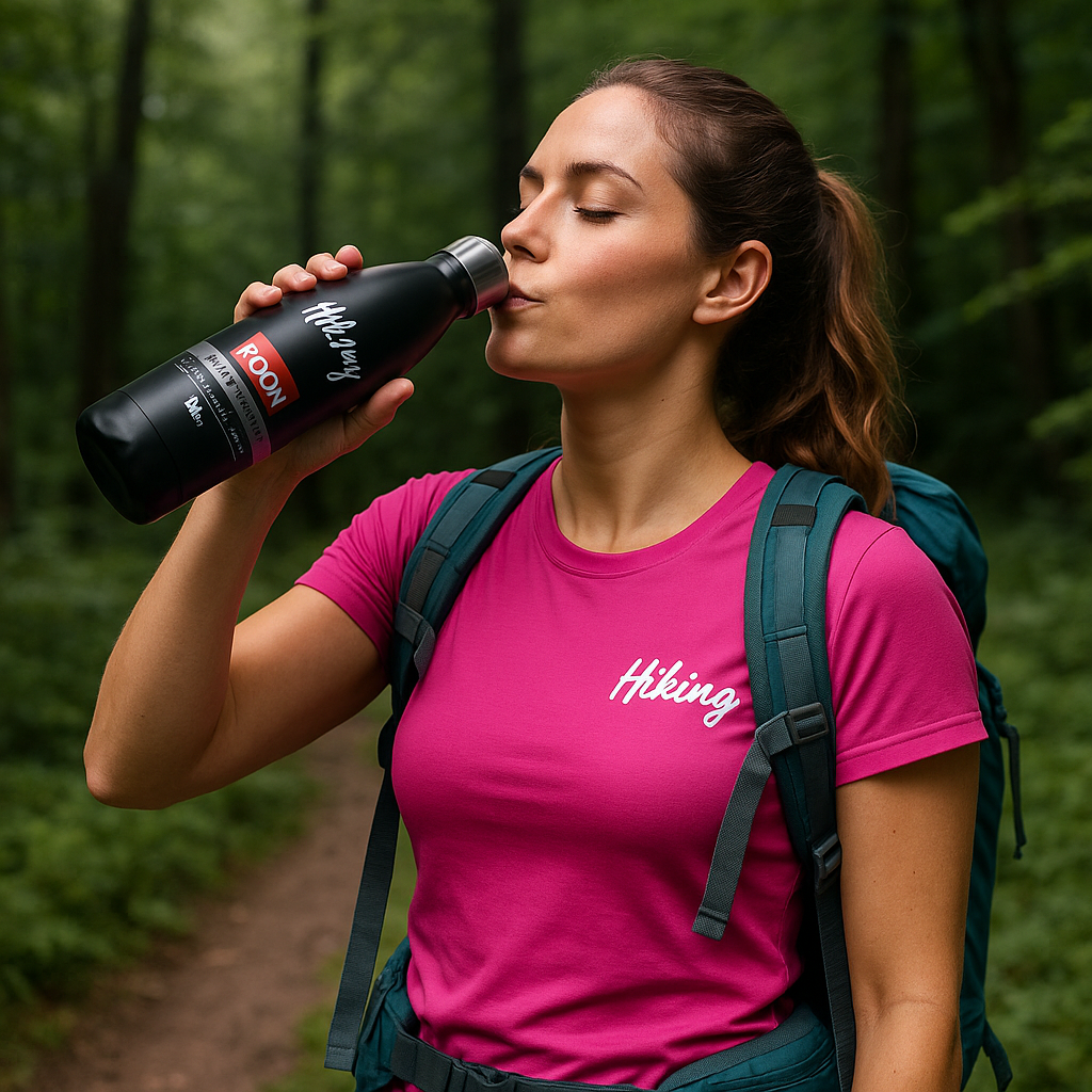 Stainless steel Thermal Water bottle 750ml Black