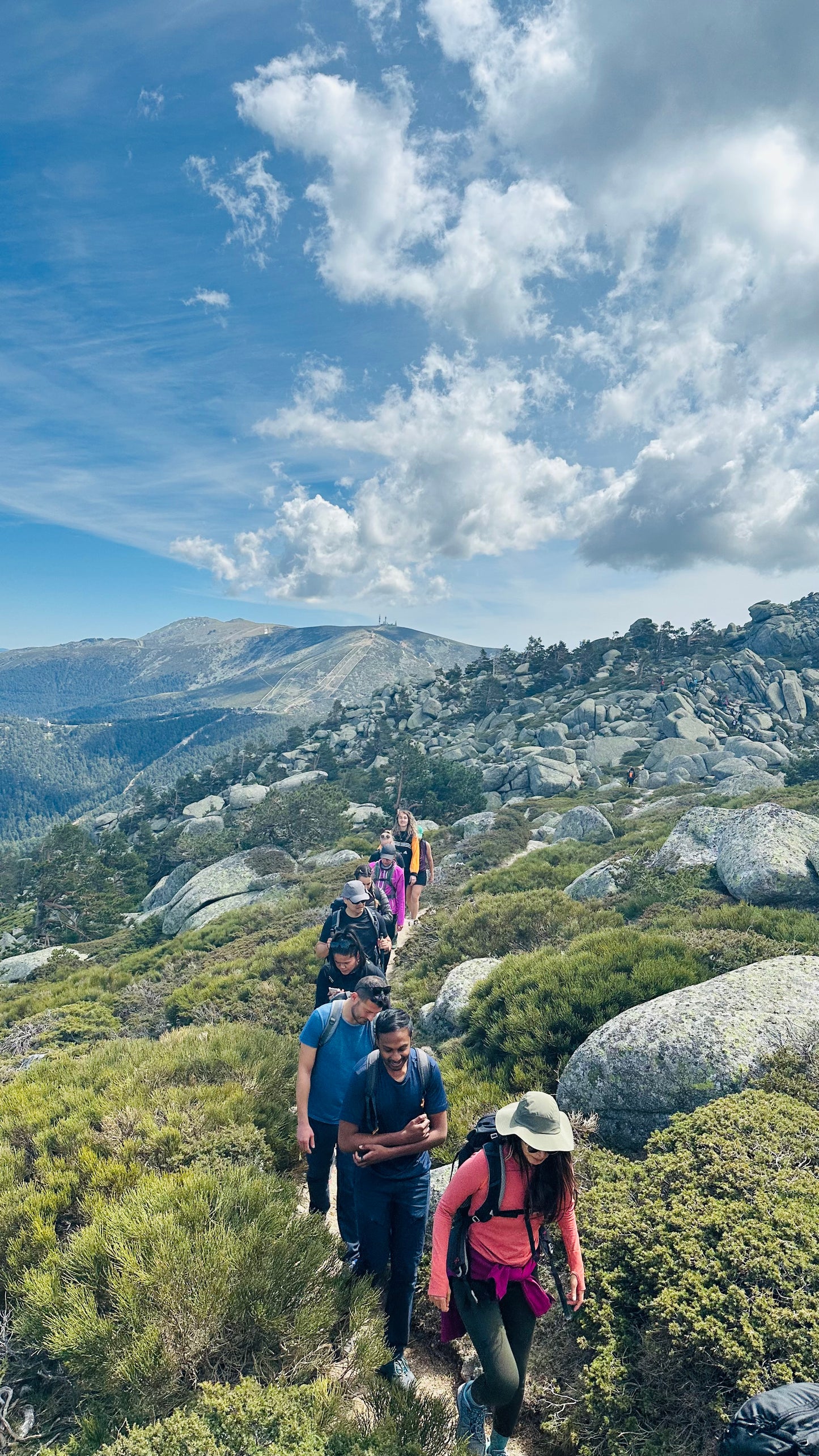 Saturday 31st Aug. Hiking. 7 Picos ( 7 peaks ) - Collado Ventoso. 12KM. Hard Level