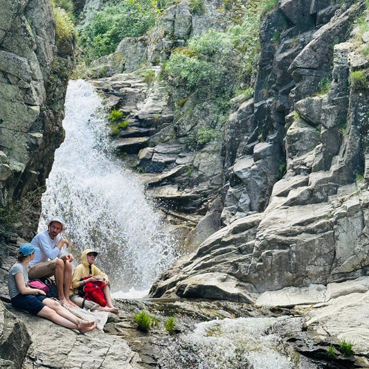 Cascada del Purgatorio from Rascafría